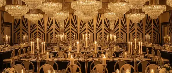 Décoration mariage art déco, idées et inspirations 2026 - decoration mariage art deco