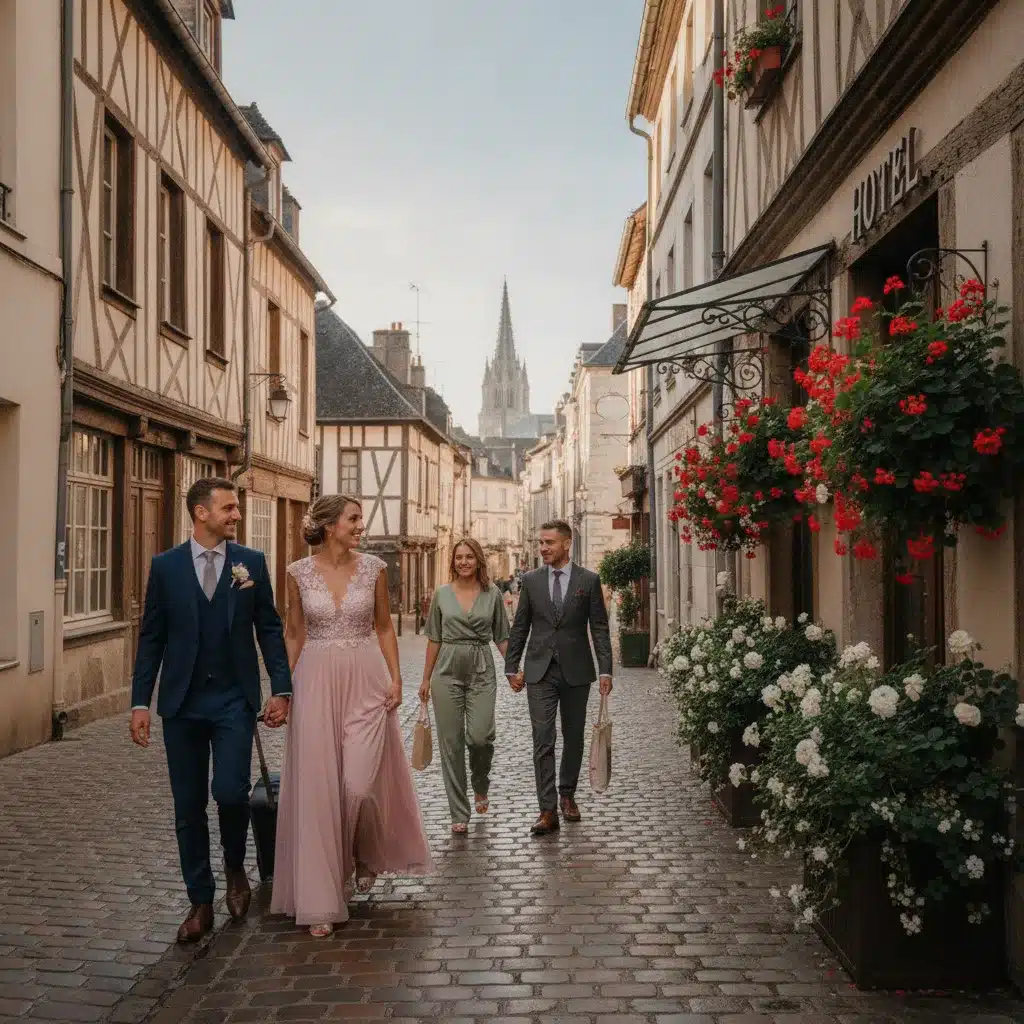 Hebergement invités mariage tours